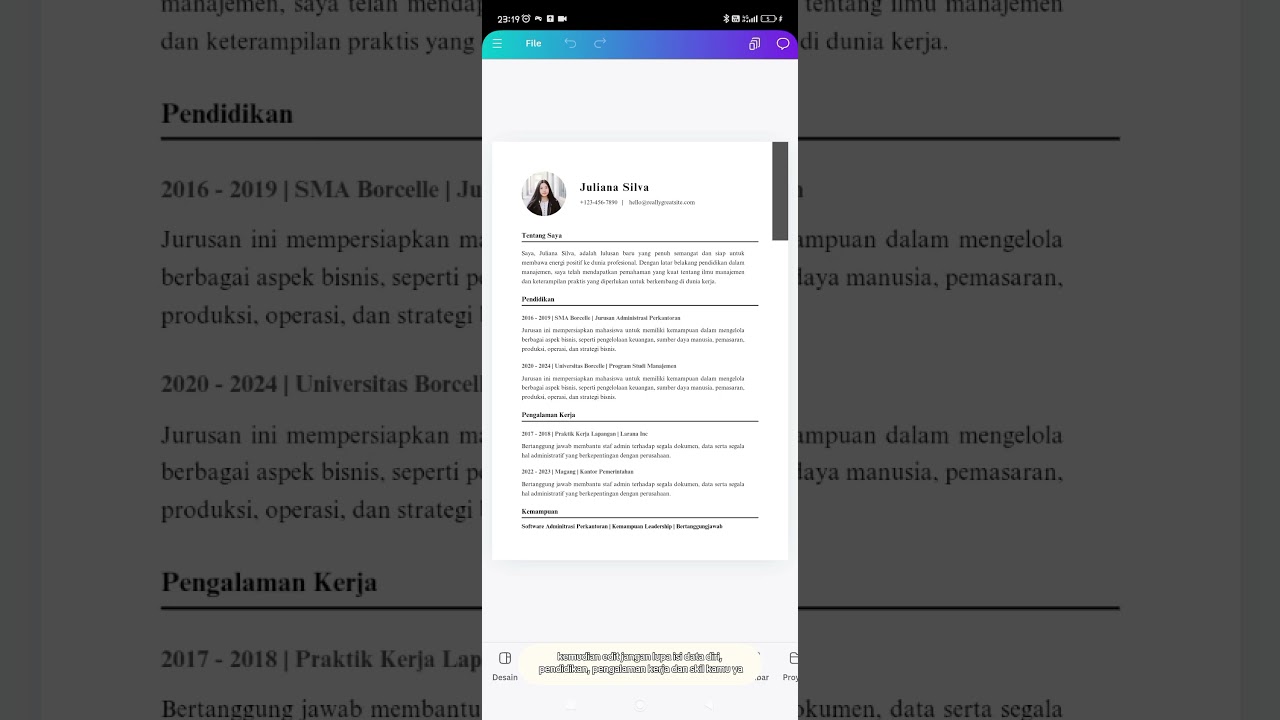 CARA MUDAH MEMBUAT CV ATS DI CANVA #canva #cv #cvats #fypシ゚viral #template