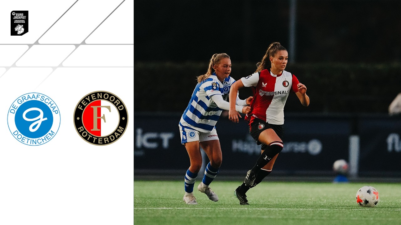 Highlights De Graafschap - Feyenoord V1 | Eurojackpot Vrouwen Eredivisie 2026-2027