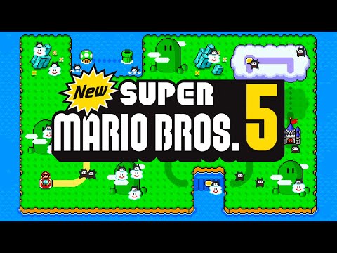 New Super Mario Bros. 5 FULL GAME Created in Super Mario Maker 2
