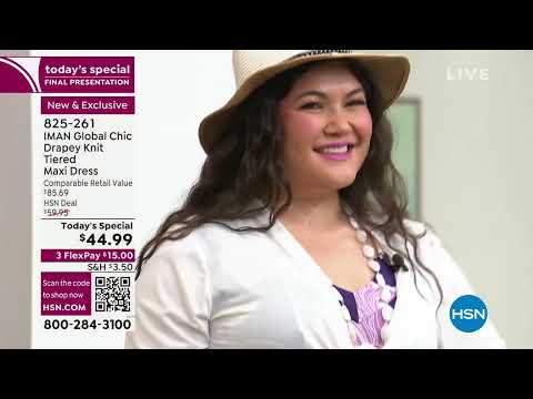 HSN | IMAN Global Chic Fashions 05.13.2023 - 10 PM