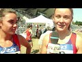 Interview Nais RACASAN Margot Championnats De France Jeunes CA JU 21 07 2018 Bondoufle