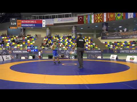 Repechage FS - 65 kg: Z. RETHERFORD (USA) v. A. RAHIMZADE (AZE)
