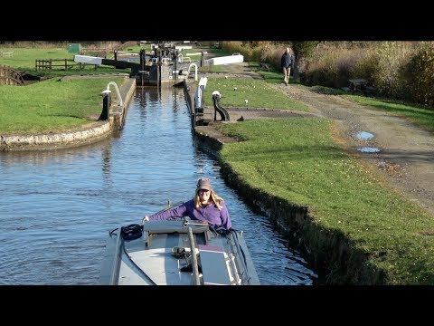 Starting our narrowboat adventure on the LLangollen Canal in Autumn