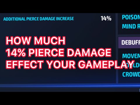 [PIERCE DAMAGE] - HOW MUCH DIFFERENT FROM 6% to 14% PIERCE DAMAGE
