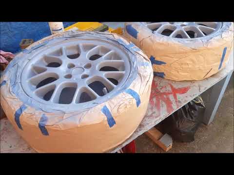 Thumbnail for respraying alloy wheels on a rover 45 by Rover (car), Car