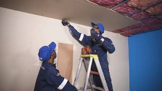 How to install a 6 4mm Ceiling Board