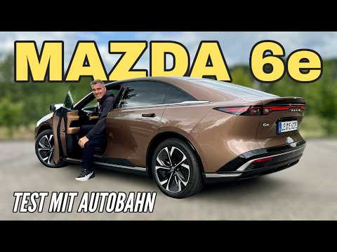 MAZDA6e 2025: Test mit Autobahn | Preis | Reichweite | Was kann die neue Limousine?