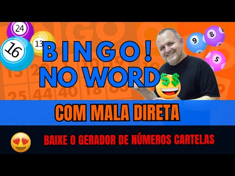 Bingo com Mala Direta no Microsoft Word