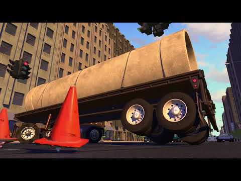 Cartoon Character Story 2 - Part 9 Crossing the Road