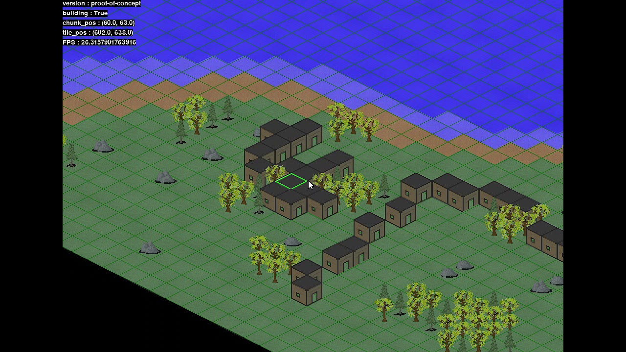 Demo Isometric Game using pygame