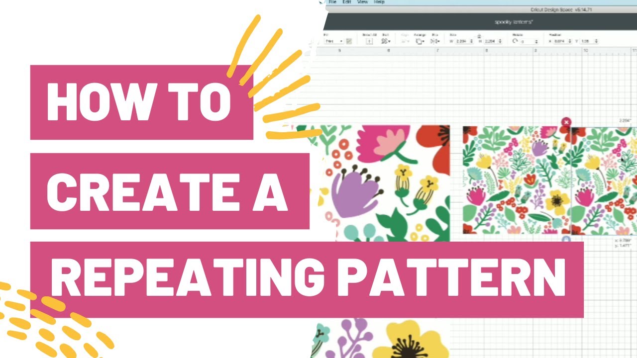 How To Create a Repeating Pattern in Design Space