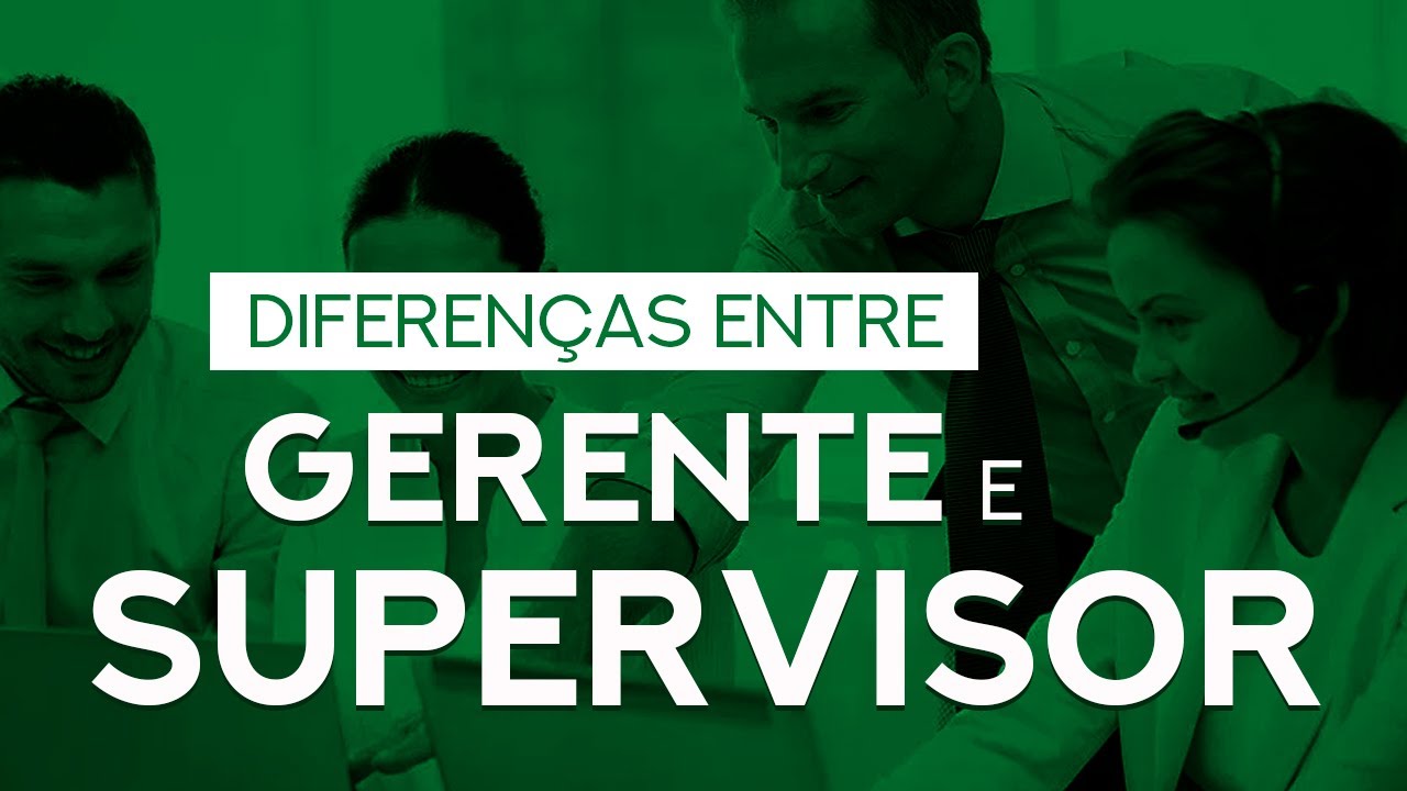Diferenças entre os papéis de gerente e supervisor