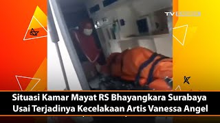 Situasi Kamar Mayat RS Bhayangkara Surabaya Usai Terjadinya Kecelakaan Artis Vanessa Angel