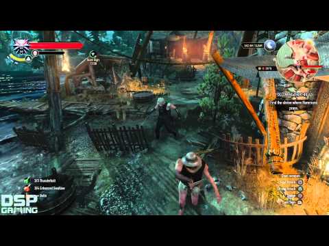 The Witcher 3 (PS4) playthrough pt135 - Trolling the Druid/Finishing Lambert's Questline