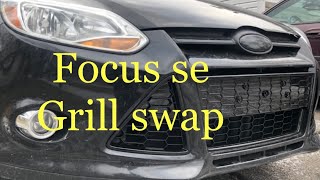 2014 Ford focus SE honeycomb grille swap