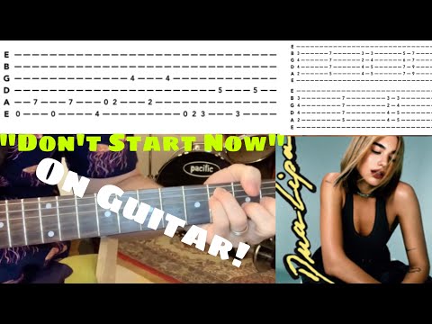 Don't Start Now - Dua Lipa - How To Play - Guitar Lesson
