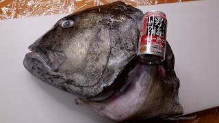 巨大すぎる魚の頭を24時間煮込んだら『出汁』がやばすぎた