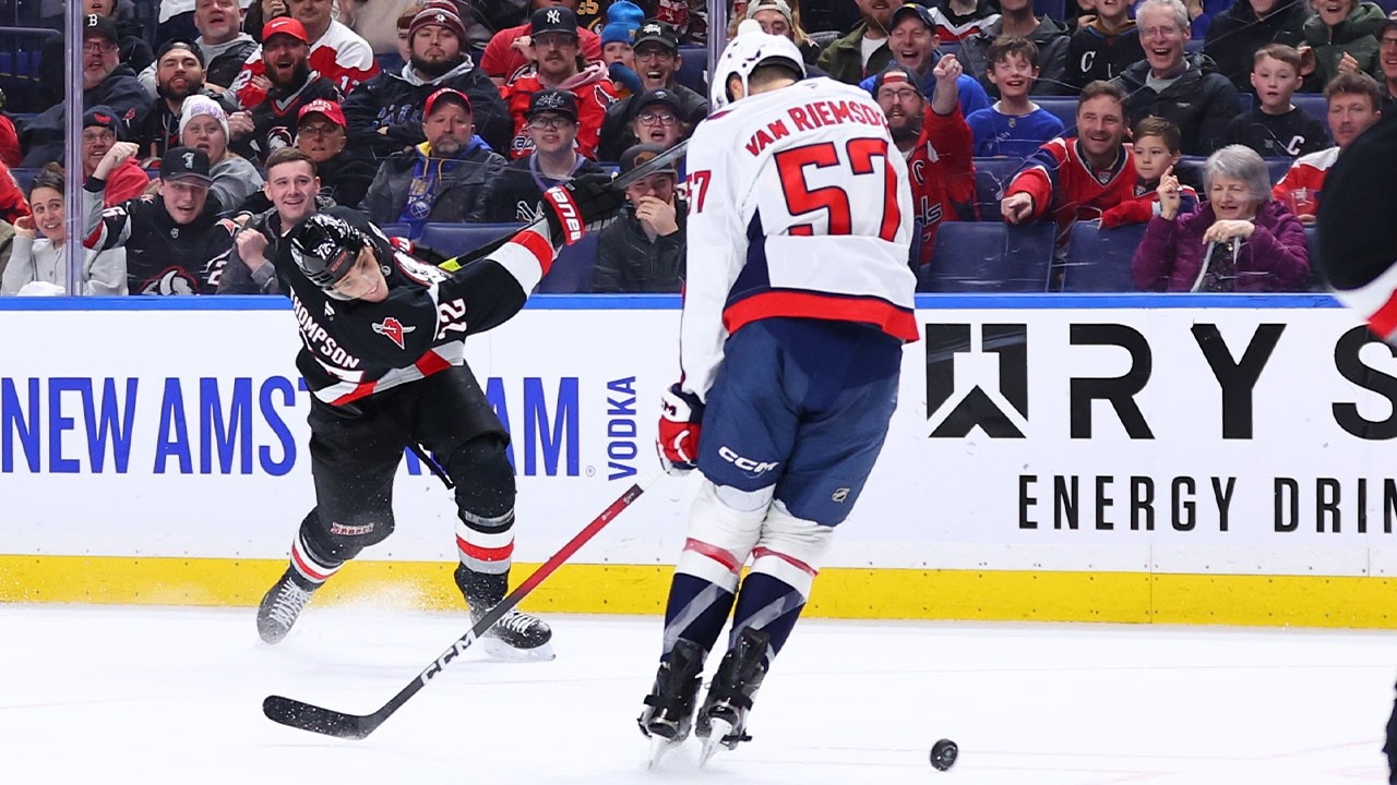 Tage Thompson unloads FIVE STRAIGHT one-timers!!!!!