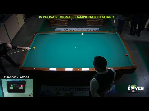 la gioia del biliardo live PISANO - LAROSA