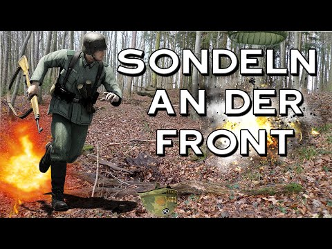 Sondeln an der Front - In einen WW2 Schauplatz rein gelaufen - WW2 metaldetecting