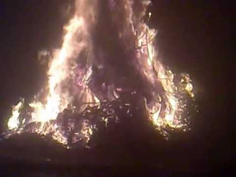 Falò della befana di isola rizza