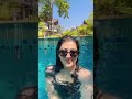 After A Long Time Pranitha Subhash Shared Her Private Video From Swimming Pool Shorts New Latest