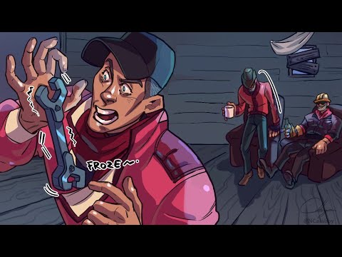 TF2 Comic Dub - Scout's Hand Got Stuck