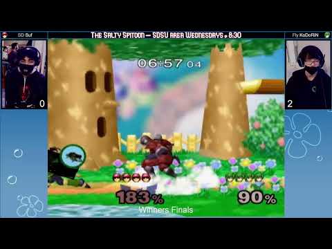 Salty Spitoon Melee #19 Winners Finals - Suf (falcon) vs KoDoRiN (marth)