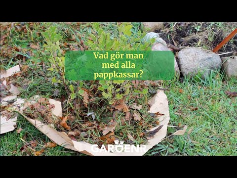 Vad gör man med alla pappkassar? - Trädgårdshacks med GardenR