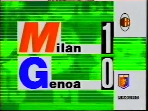 1990-91 (1a - 09-09-1990) Milan-Genoa 1-0 [Agostini] Servizio D.S.Rai1
