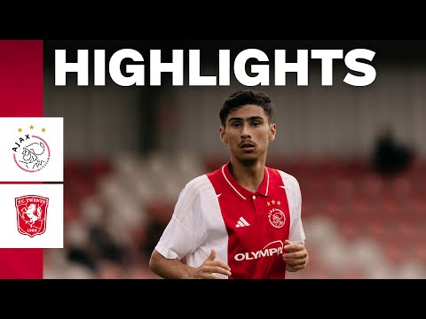 Backheel assist from Emre Ünüvar 🥵 | Highlights & reactions Ajax O19 - FC Twente/Heracles O19