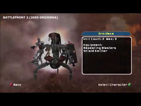 New Droideka 2019 vs Old Droideka 2005 Gameplay!   Star Wars Battlefront 2