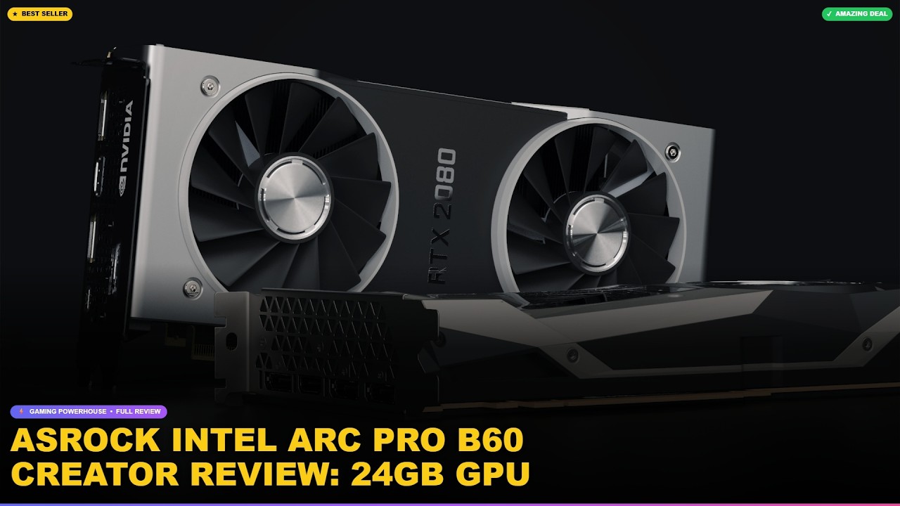 ASRock Intel Arc Pro B60 Creator Review: 24GB GPU Worth It for AI & Rendering?