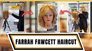 How To Give The Farrah Fawcett Haircut | 70s Hair Tutorial by Coach Kimmy