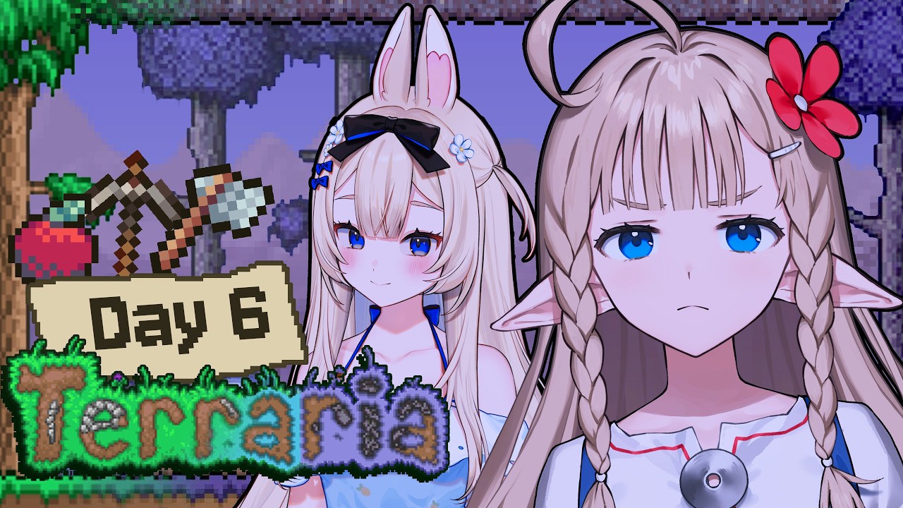 【Terraria】First time in hardmode continues! With no wiki! (Veera & Yenkoes)【#6】