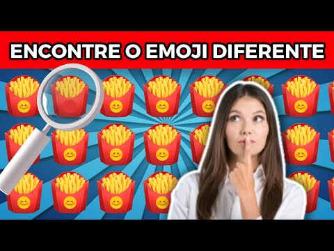 Encontre o Emoji Diferente em 20 Segundos | QuizTube