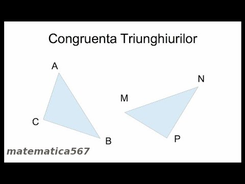Congruenta Triunghiurilor