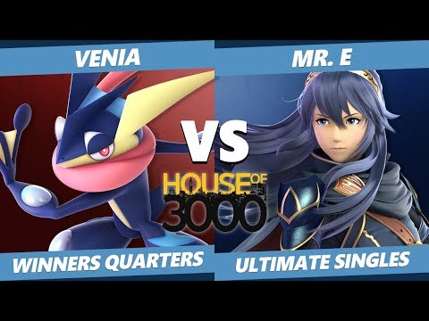 Smash Ultimate Tournament - Venia (Greninja) Vs. Mr. E (Lucina) SSBU Xeno 190 Winners Quarters