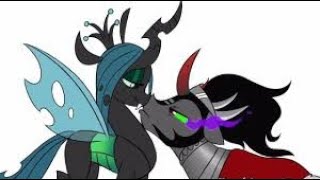 MLP:FIM Queen🕸Chrysalis X King🖤Sombra - Tribute - Dark Horse