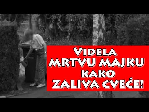 Videla MRTVU MAJKU kako ZALIVA CVEĆE!