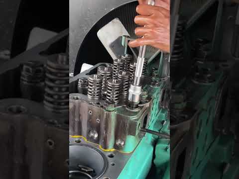 Cummins NTA head install