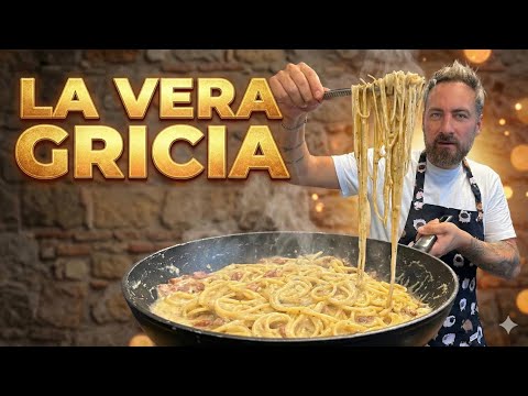 LA VERA GRICIA ROMANA-Ricetta Originale🤤🐷