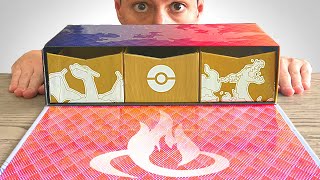 THE $100 POKEMON CHARIZARD ULTRA PREMIUM COLLECTION BOX! Opening it