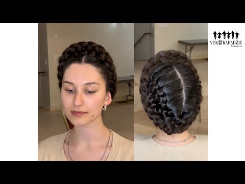 Hairstyle for Folklor ~ Frizura za Folklor | Vuk Karadžić Vancouver