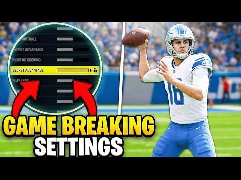 The NEW Best Passing Settings In Madden 26!