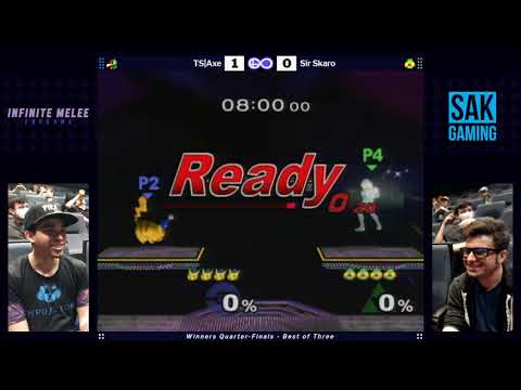 Infinite Melee: Endgame Winners Quarters - Tempo|Axe (Pikachu/Falco) vs Sir Skaro (Sheik)