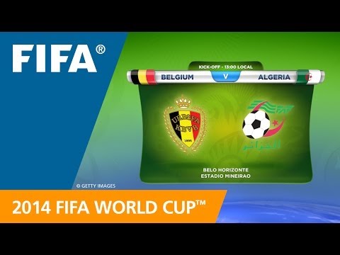 Belgium vs. Algeria - Teams Announcement