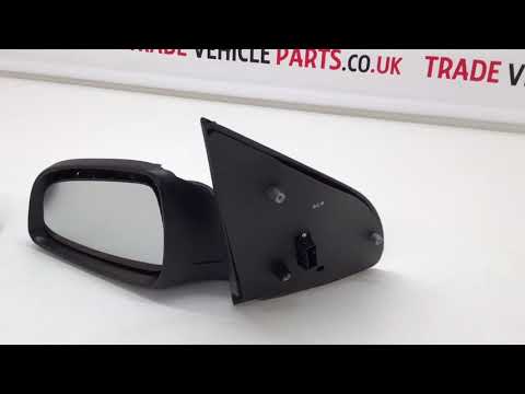 Fits Vauxhall Astra Hatchback 2004-2009 Door Wing Mirror Electric Heated Primed Left video