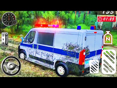 Police Van Driver Simulator 2020 - Police Vehicle Offroad Missions - Best Android GamePlay
