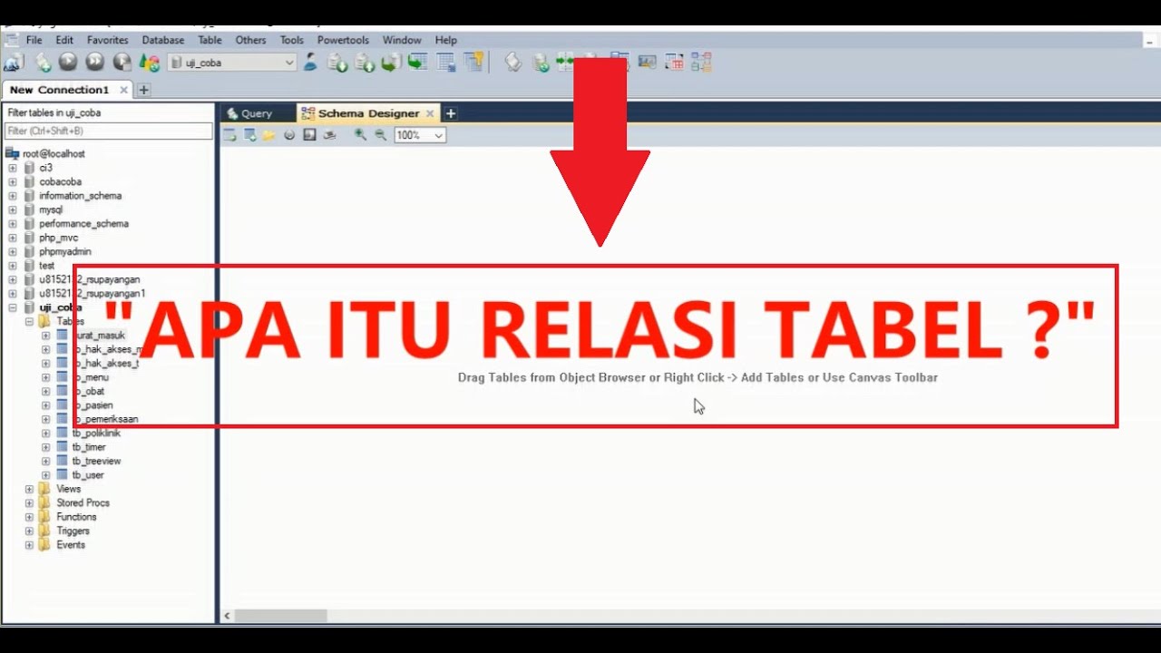 Apa itu relasi tabel database ?